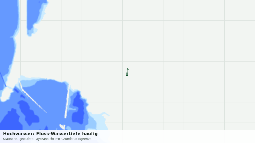 Statische Kartenansicht: Hochwasser: Fluss-Wassertiefe häufig