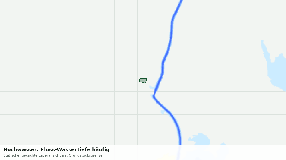 Statische Kartenansicht: Hochwasser: Fluss-Wassertiefe häufig