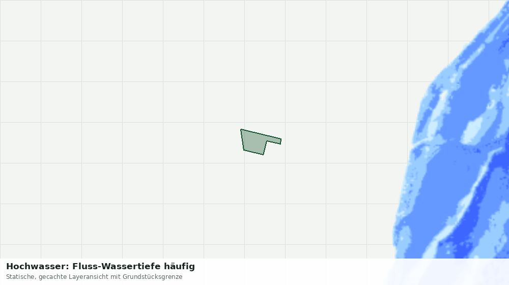 Statische Kartenansicht: Hochwasser: Fluss-Wassertiefe häufig