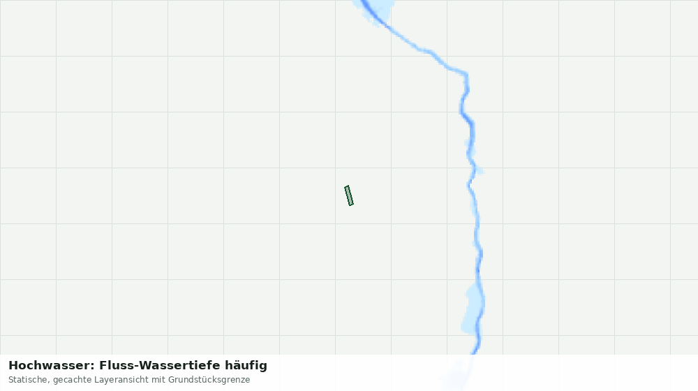 Statische Kartenansicht: Hochwasser: Fluss-Wassertiefe häufig