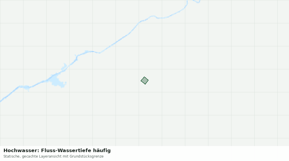 Statische Kartenansicht: Hochwasser: Fluss-Wassertiefe häufig