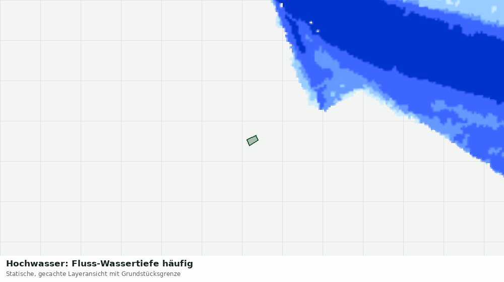 Statische Kartenansicht: Hochwasser: Fluss-Wassertiefe häufig
