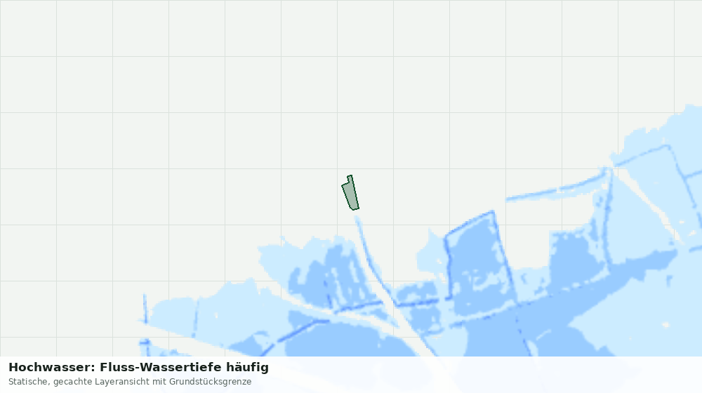 Statische Kartenansicht: Hochwasser: Fluss-Wassertiefe häufig