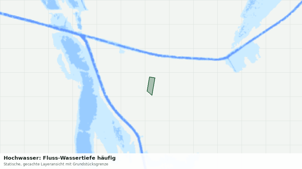 Statische Kartenansicht: Hochwasser: Fluss-Wassertiefe häufig