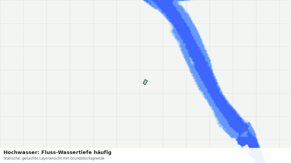 Statische Kartenansicht: Hochwasser: Fluss-Wassertiefe häufig