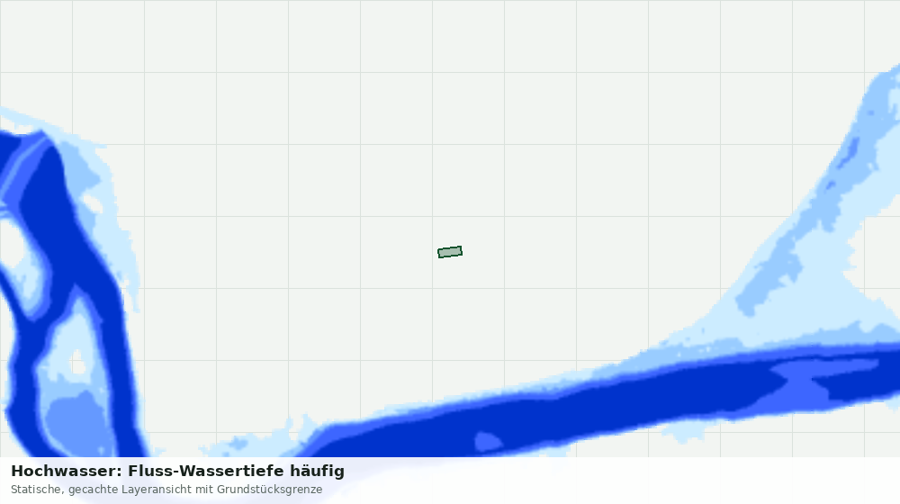 Statische Kartenansicht: Hochwasser: Fluss-Wassertiefe häufig