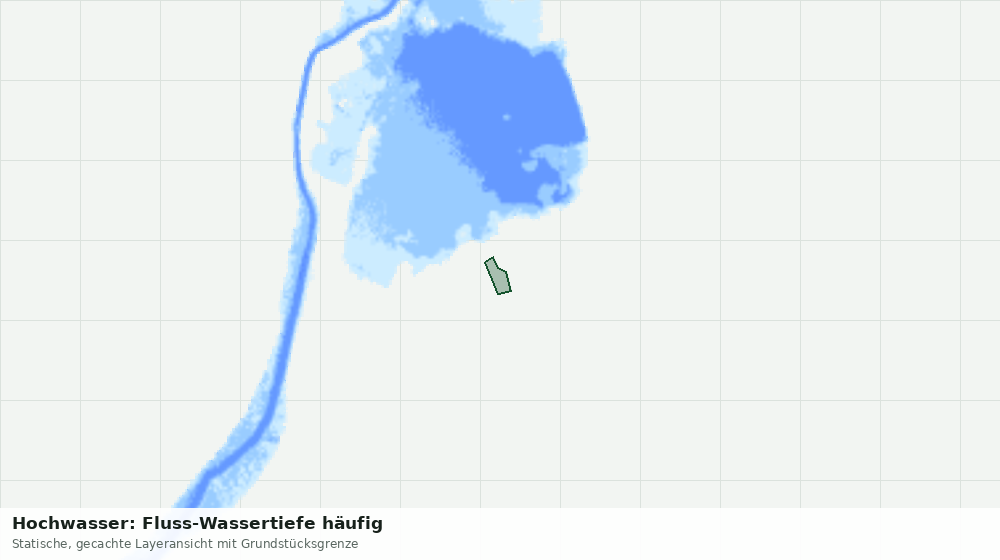 Statische Kartenansicht: Hochwasser: Fluss-Wassertiefe häufig