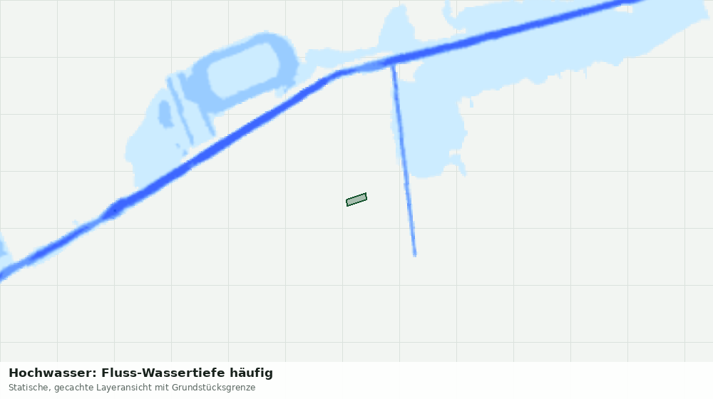 Statische Kartenansicht: Hochwasser: Fluss-Wassertiefe häufig