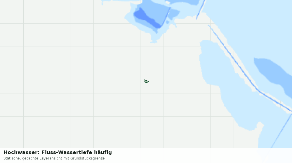 Statische Kartenansicht: Hochwasser: Fluss-Wassertiefe häufig