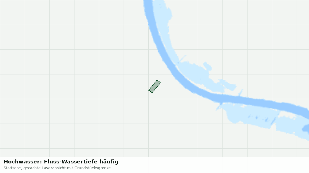 Statische Kartenansicht: Hochwasser: Fluss-Wassertiefe häufig