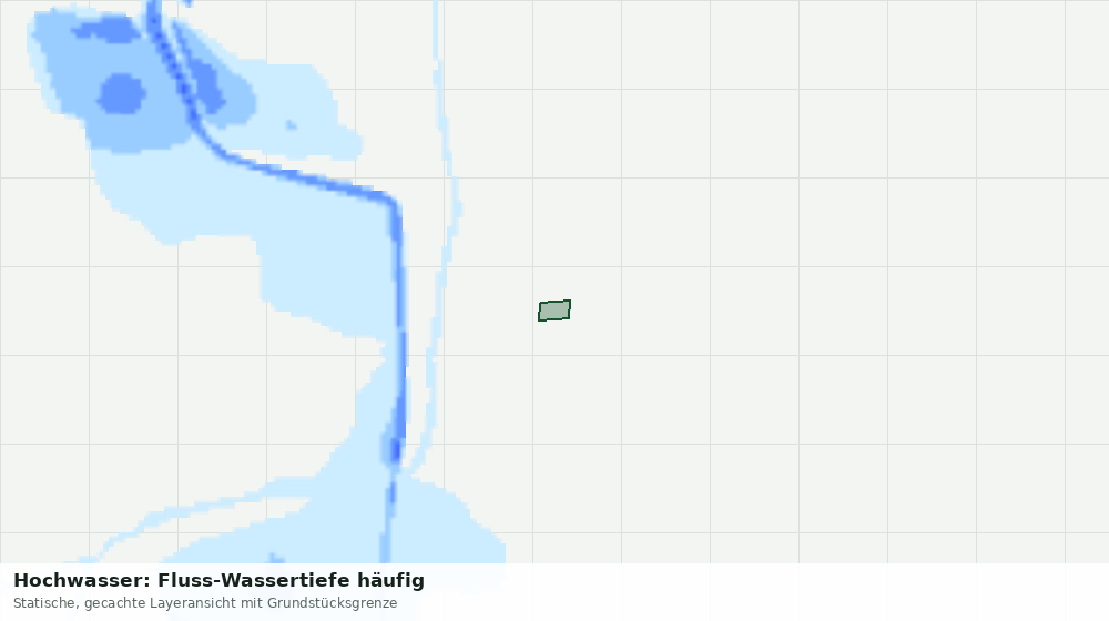 Statische Kartenansicht: Hochwasser: Fluss-Wassertiefe häufig