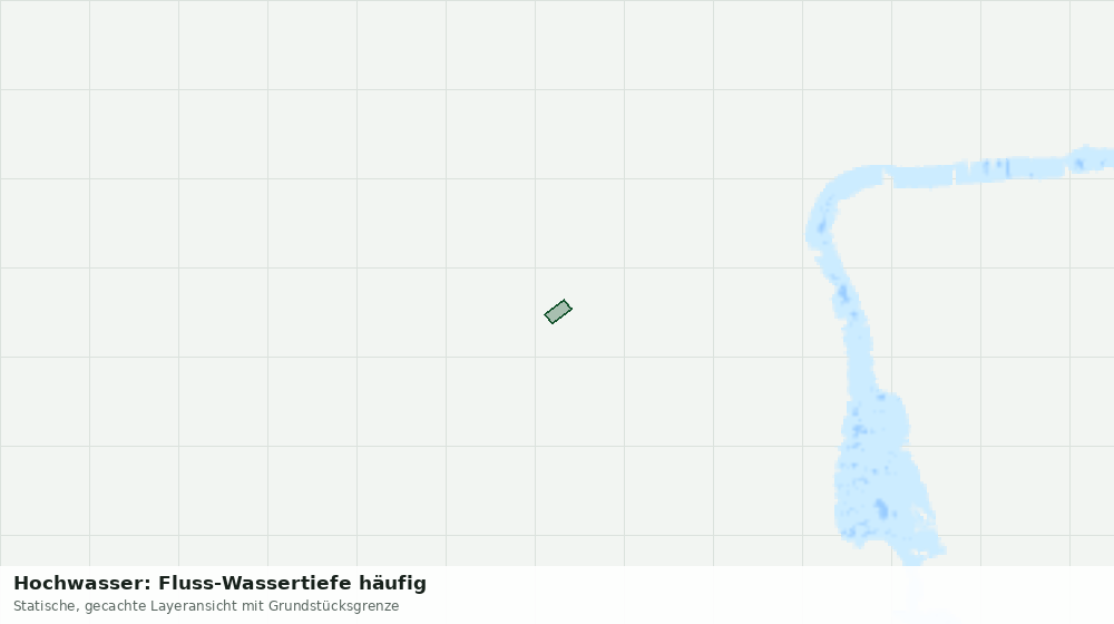 Statische Kartenansicht: Hochwasser: Fluss-Wassertiefe häufig
