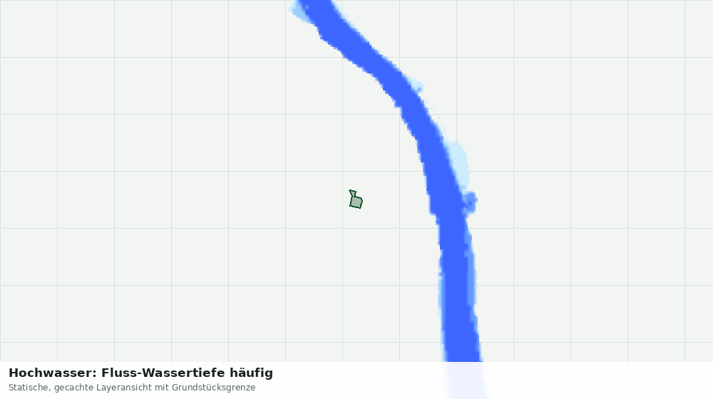 Statische Kartenansicht: Hochwasser: Fluss-Wassertiefe häufig