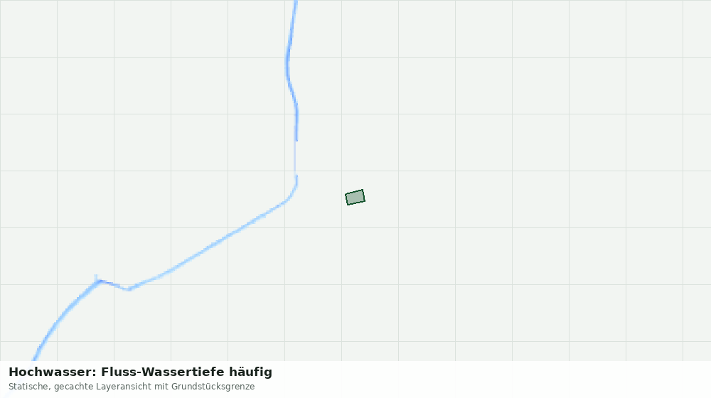 Statische Kartenansicht: Hochwasser: Fluss-Wassertiefe häufig