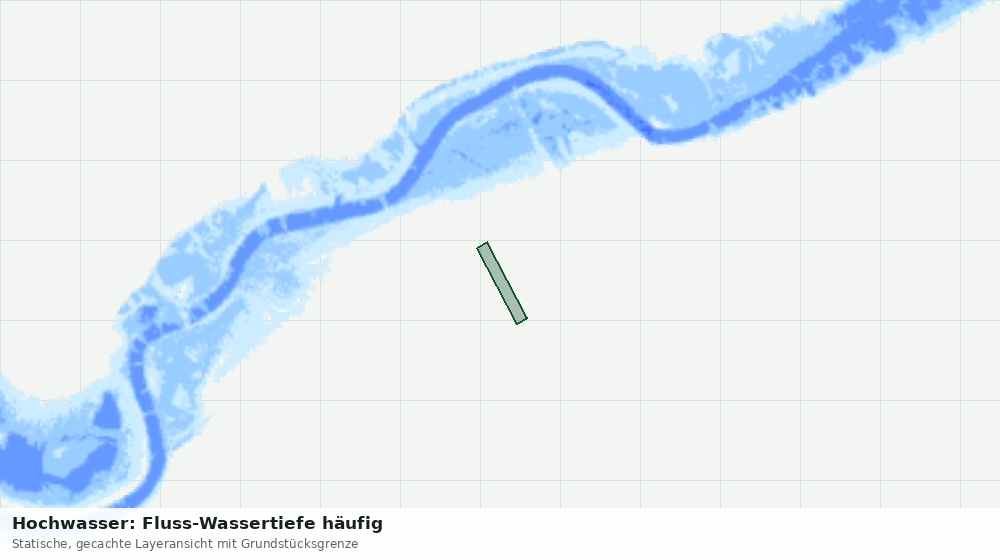 Statische Kartenansicht: Hochwasser: Fluss-Wassertiefe häufig