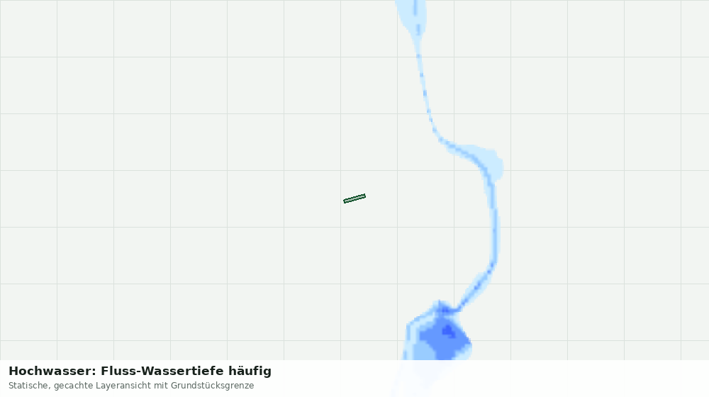 Statische Kartenansicht: Hochwasser: Fluss-Wassertiefe häufig