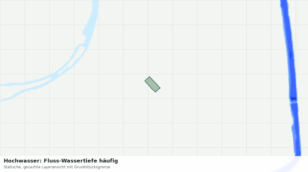 Statische Kartenansicht: Hochwasser: Fluss-Wassertiefe häufig