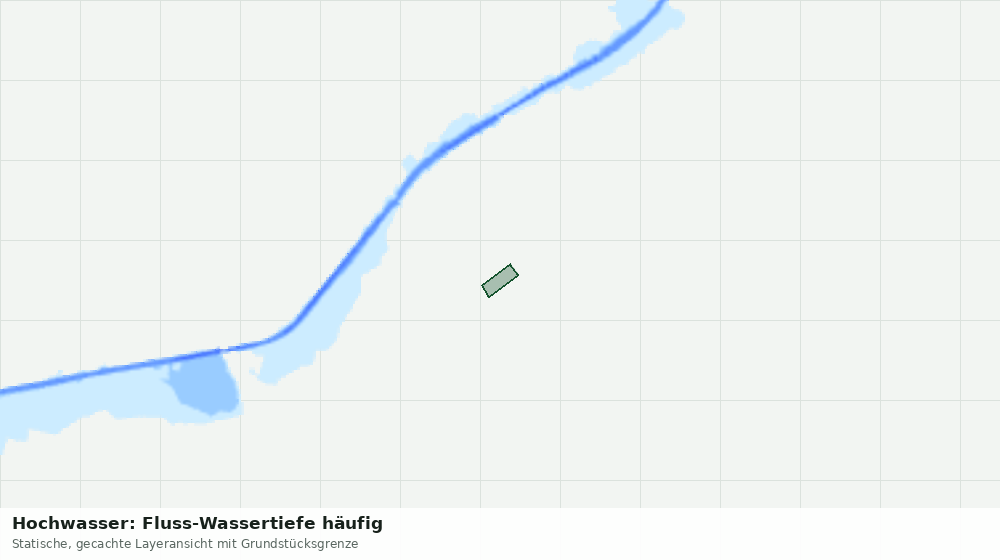 Statische Kartenansicht: Hochwasser: Fluss-Wassertiefe häufig