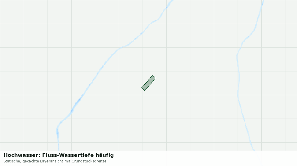 Statische Kartenansicht: Hochwasser: Fluss-Wassertiefe häufig