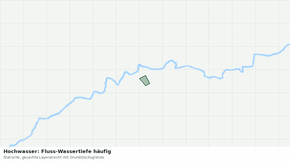 Statische Kartenansicht: Hochwasser: Fluss-Wassertiefe häufig