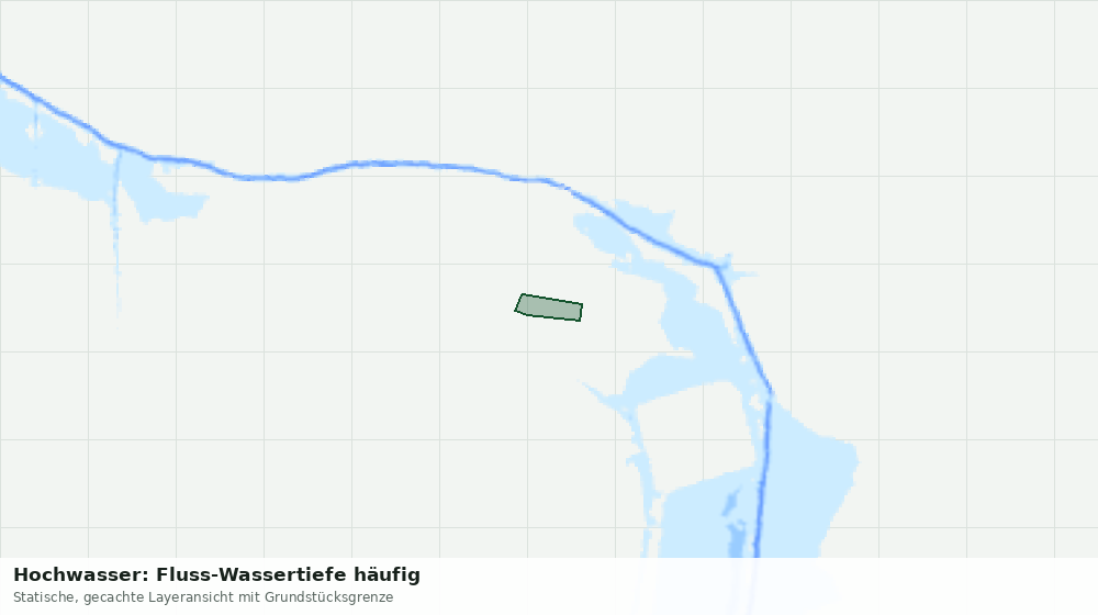 Statische Kartenansicht: Hochwasser: Fluss-Wassertiefe häufig