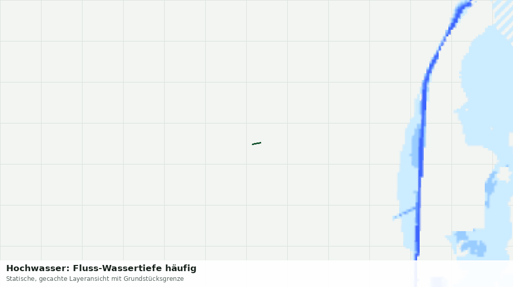 Statische Kartenansicht: Hochwasser: Fluss-Wassertiefe häufig