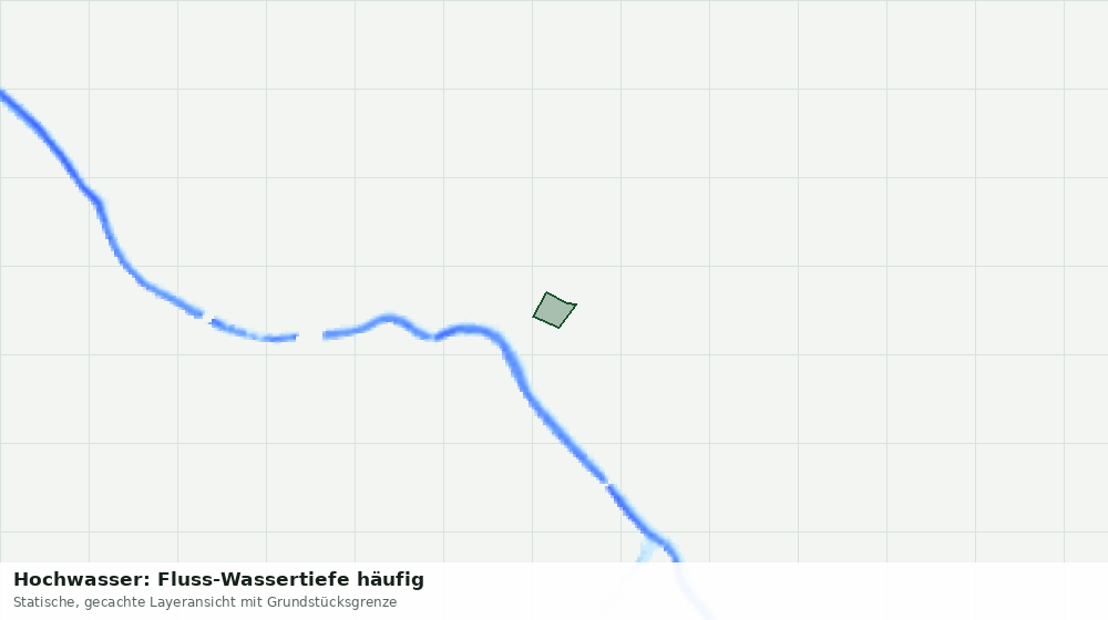 Statische Kartenansicht: Hochwasser: Fluss-Wassertiefe häufig