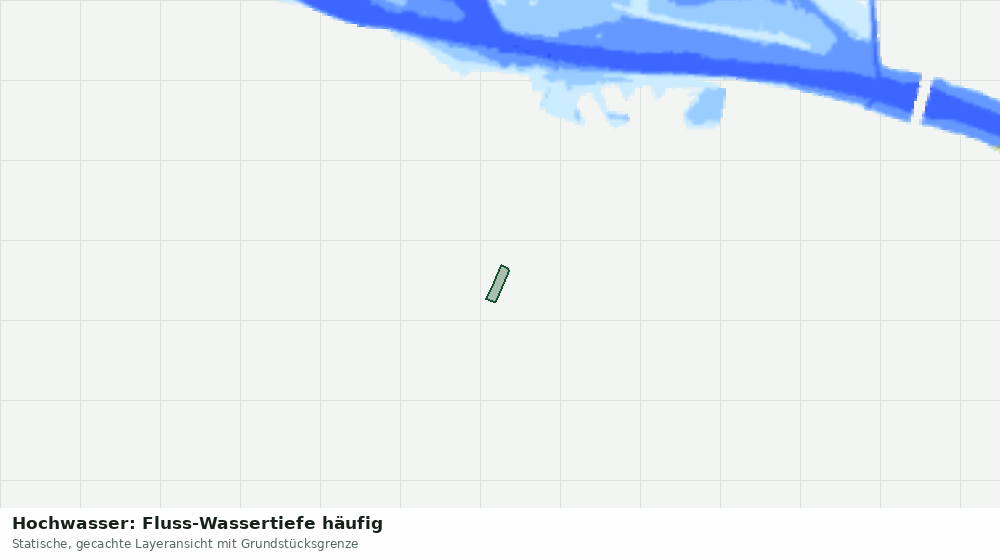 Statische Kartenansicht: Hochwasser: Fluss-Wassertiefe häufig