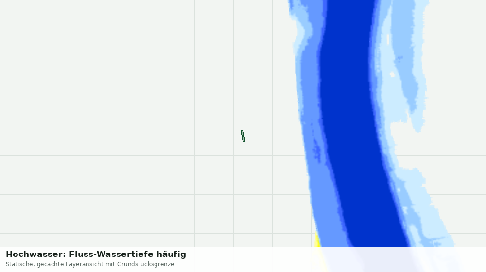 Statische Kartenansicht: Hochwasser: Fluss-Wassertiefe häufig