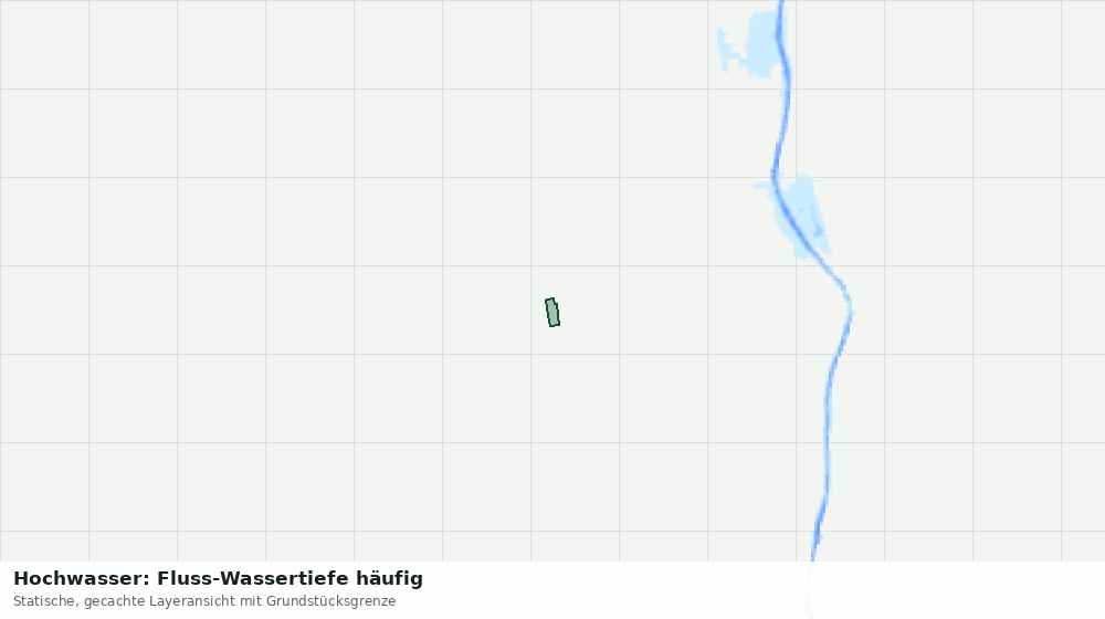 Statische Kartenansicht: Hochwasser: Fluss-Wassertiefe häufig