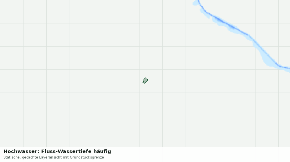 Statische Kartenansicht: Hochwasser: Fluss-Wassertiefe häufig