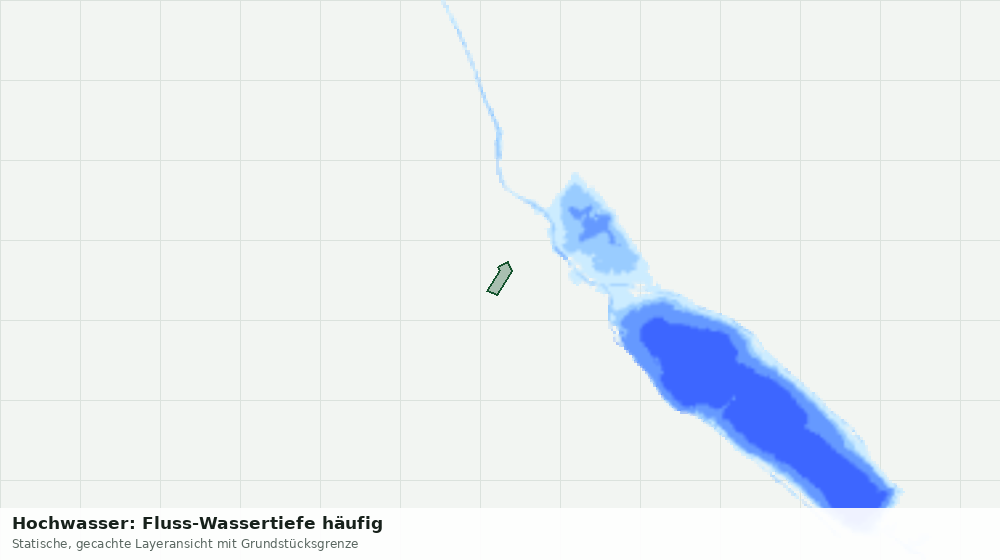 Statische Kartenansicht: Hochwasser: Fluss-Wassertiefe häufig
