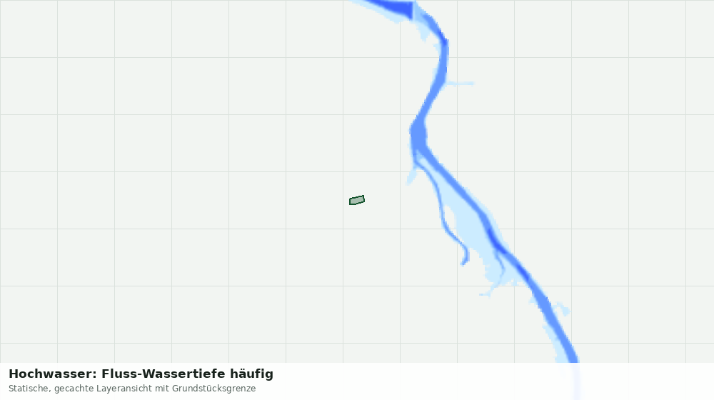 Statische Kartenansicht: Hochwasser: Fluss-Wassertiefe häufig