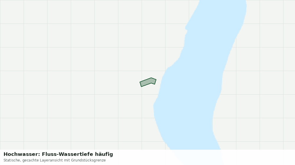 Statische Kartenansicht: Hochwasser: Fluss-Wassertiefe häufig