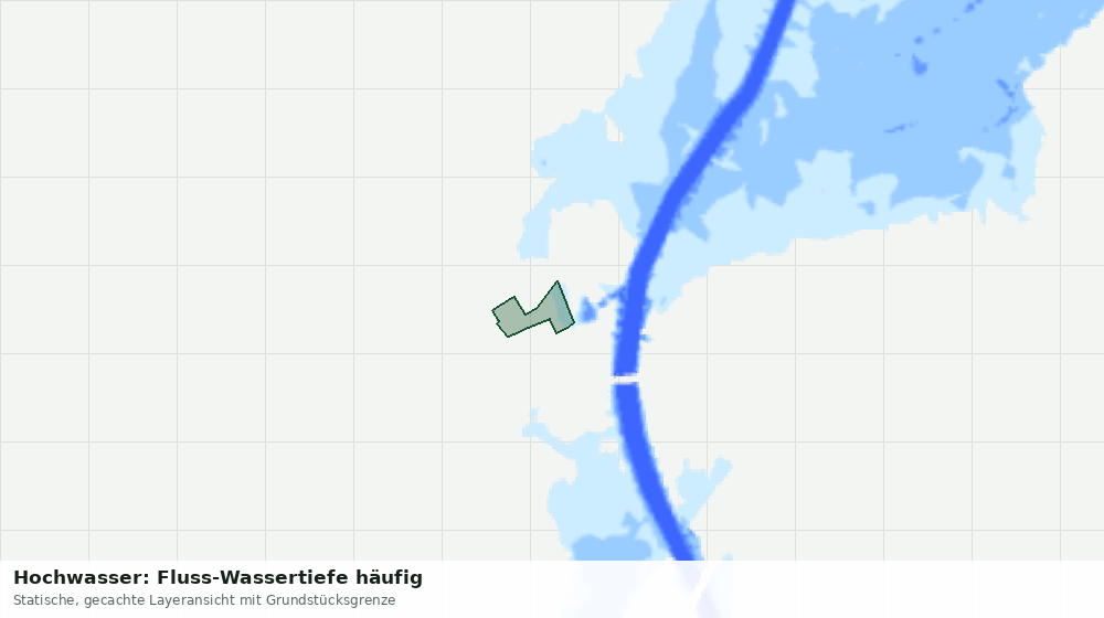 Statische Kartenansicht: Hochwasser: Fluss-Wassertiefe häufig