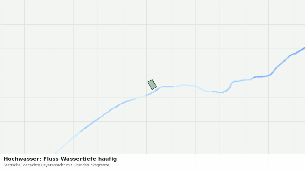 Statische Kartenansicht: Hochwasser: Fluss-Wassertiefe häufig