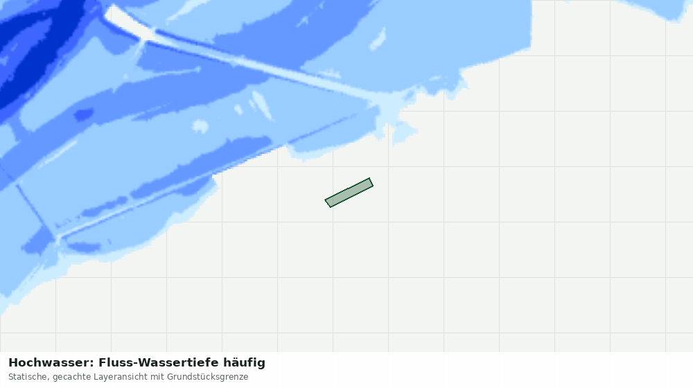 Statische Kartenansicht: Hochwasser: Fluss-Wassertiefe häufig