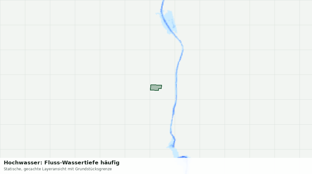 Statische Kartenansicht: Hochwasser: Fluss-Wassertiefe häufig