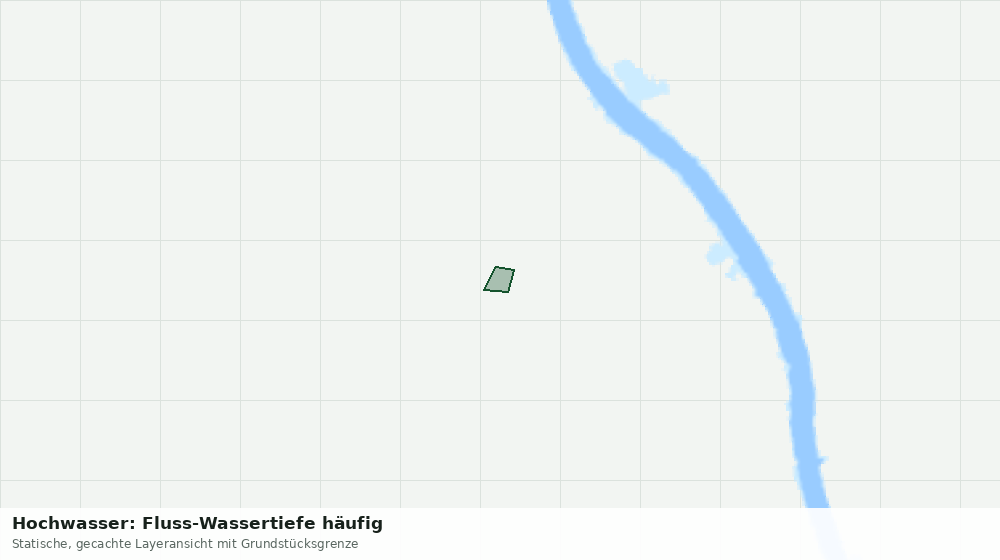 Statische Kartenansicht: Hochwasser: Fluss-Wassertiefe häufig