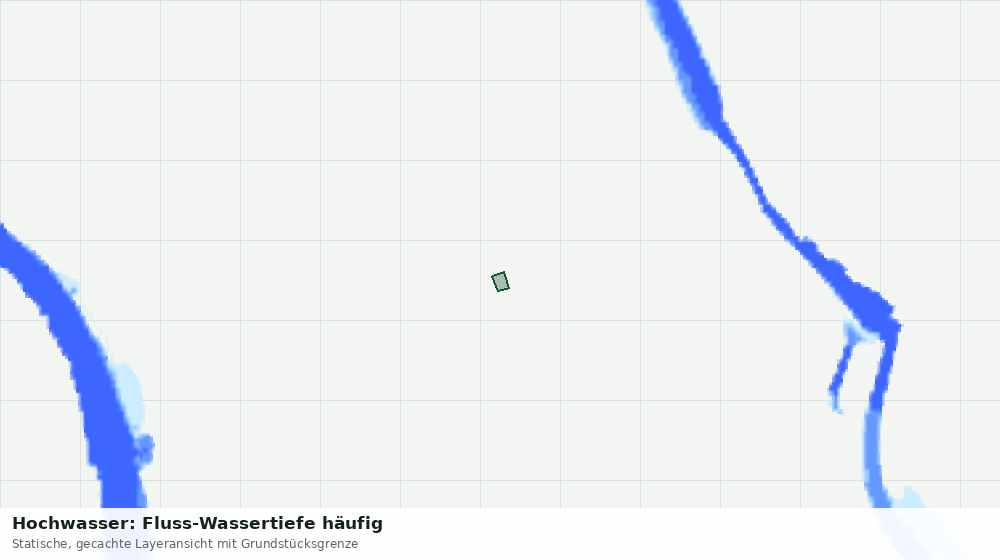 Statische Kartenansicht: Hochwasser: Fluss-Wassertiefe häufig