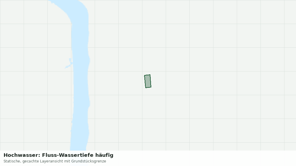 Statische Kartenansicht: Hochwasser: Fluss-Wassertiefe häufig