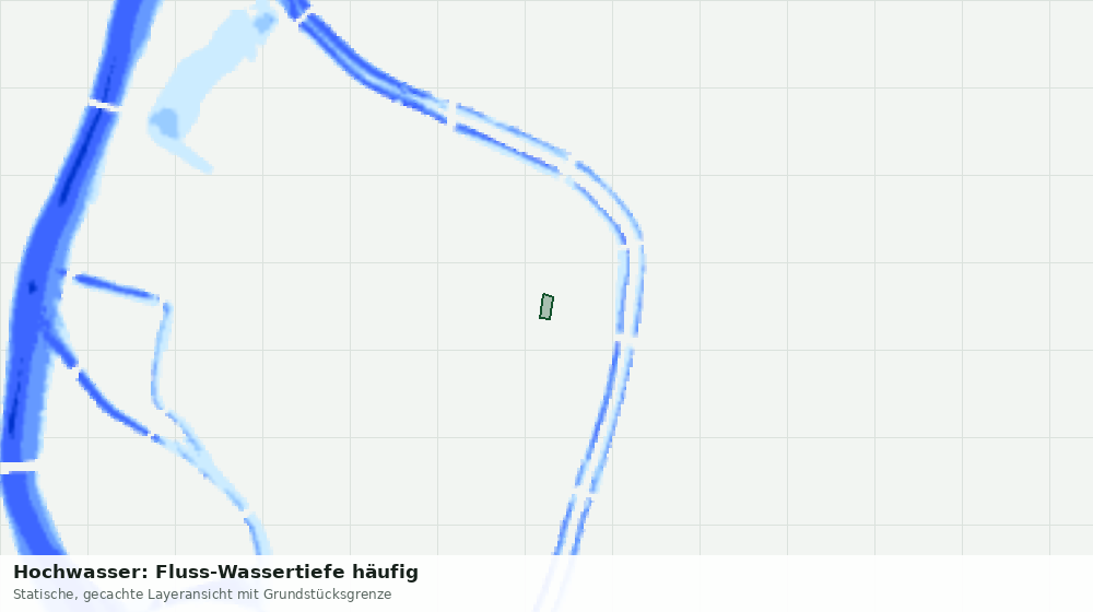 Statische Kartenansicht: Hochwasser: Fluss-Wassertiefe häufig
