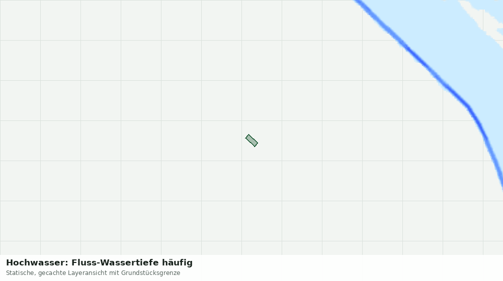 Statische Kartenansicht: Hochwasser: Fluss-Wassertiefe häufig