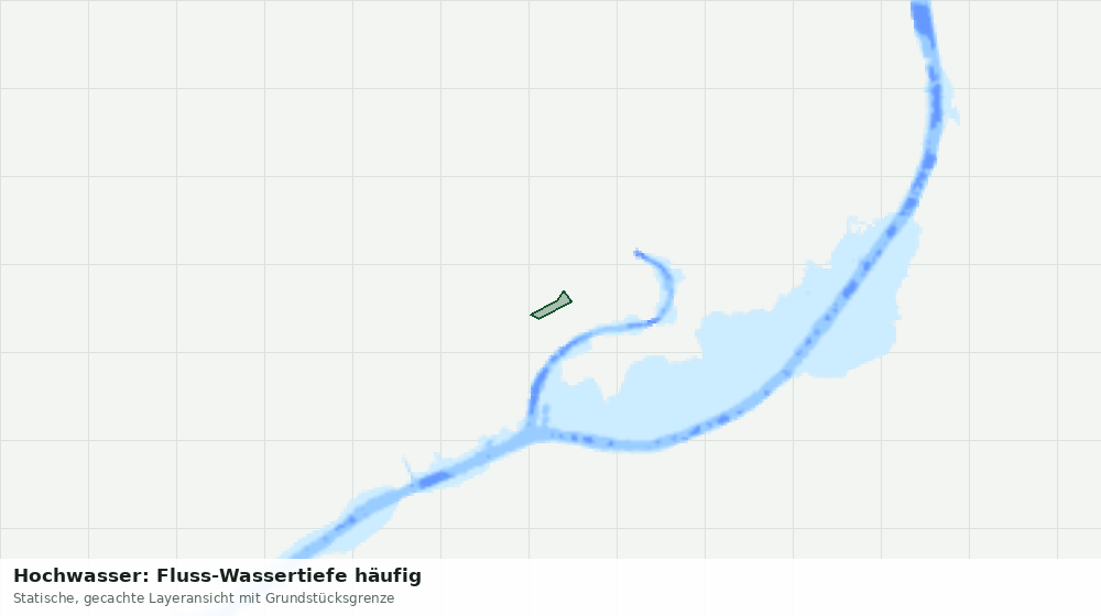Statische Kartenansicht: Hochwasser: Fluss-Wassertiefe häufig