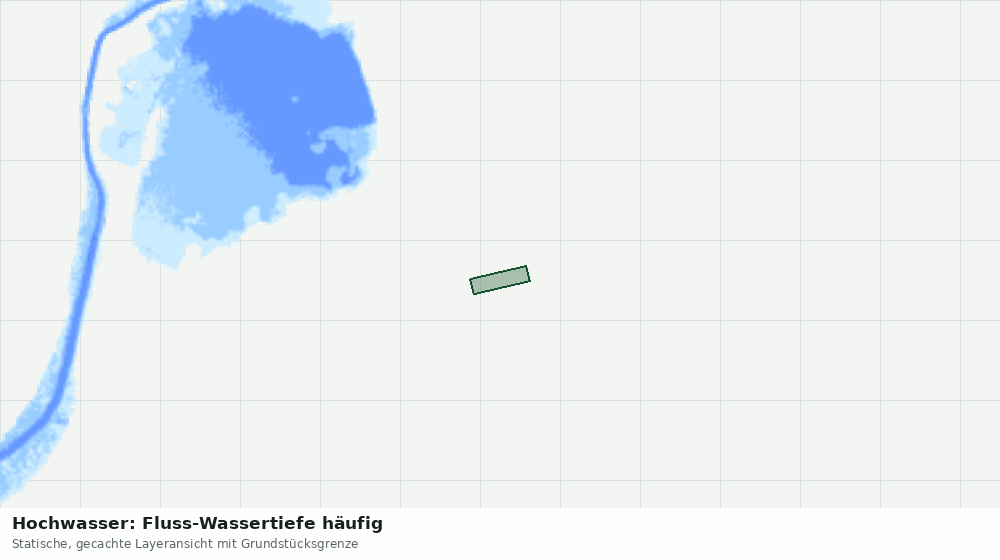 Statische Kartenansicht: Hochwasser: Fluss-Wassertiefe häufig