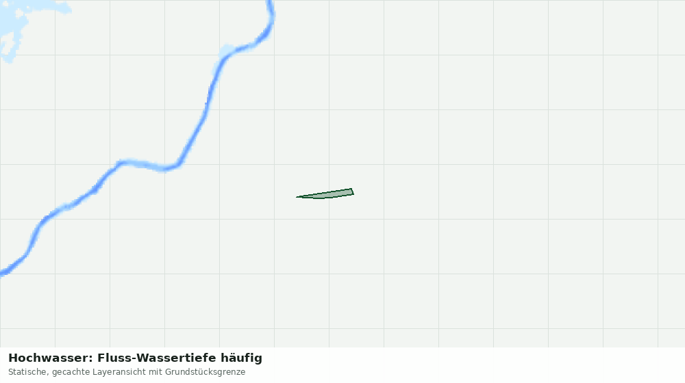 Statische Kartenansicht: Hochwasser: Fluss-Wassertiefe häufig