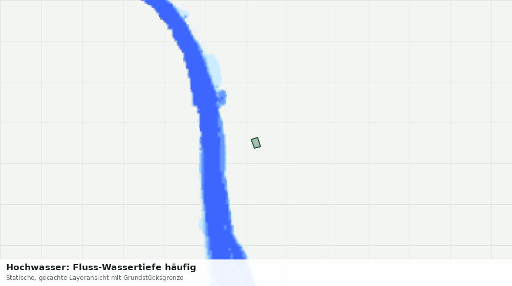Statische Kartenansicht: Hochwasser: Fluss-Wassertiefe häufig