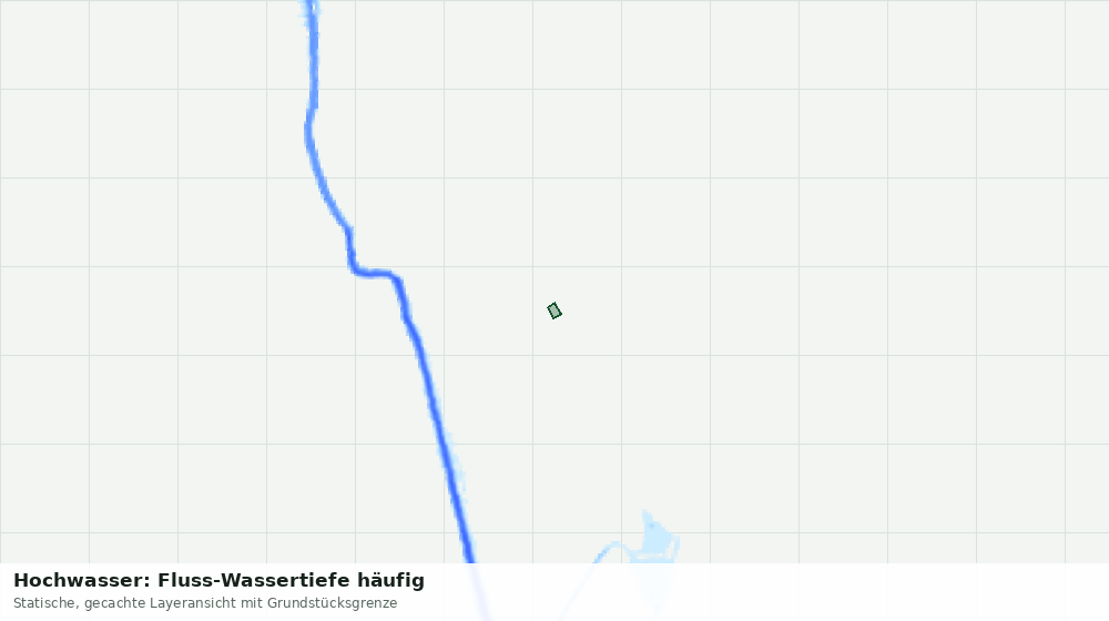 Statische Kartenansicht: Hochwasser: Fluss-Wassertiefe häufig