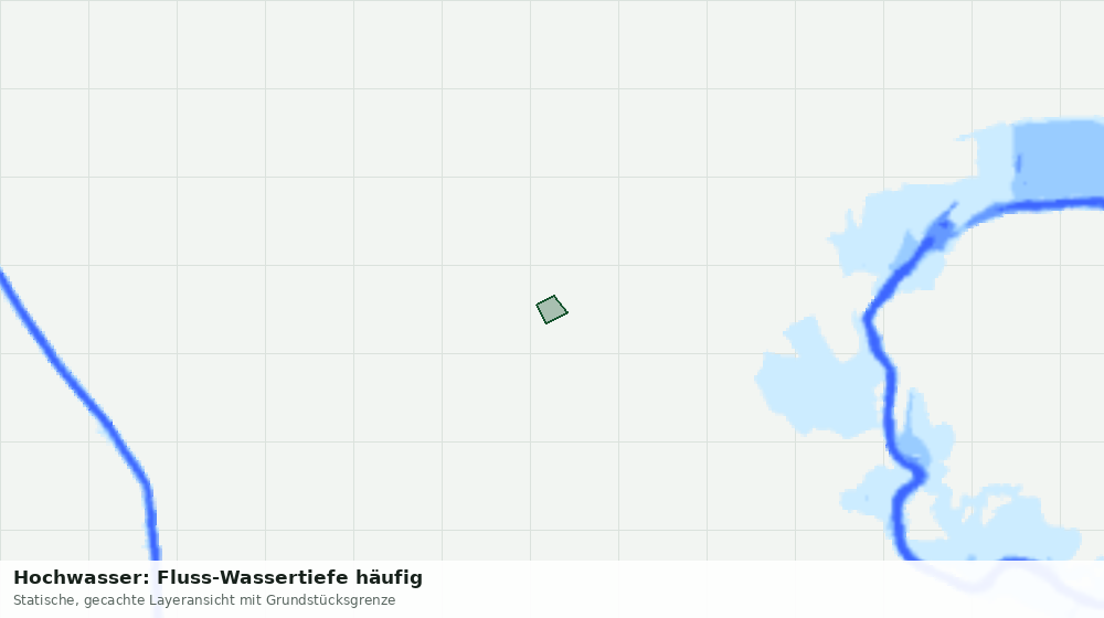 Statische Kartenansicht: Hochwasser: Fluss-Wassertiefe häufig