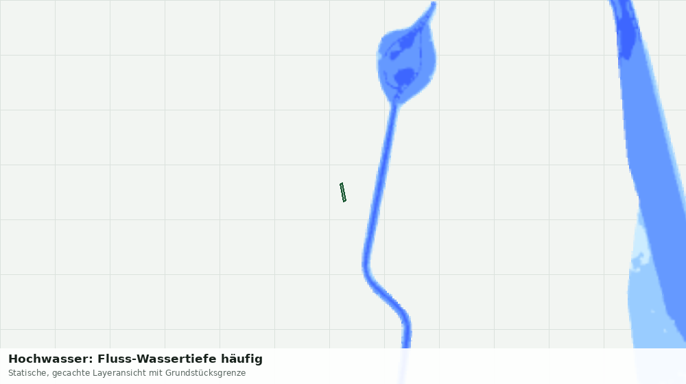 Statische Kartenansicht: Hochwasser: Fluss-Wassertiefe häufig
